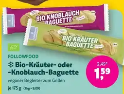 Denn's Biomarkt Bio-Kräuter- oder -Knoblauch-Baguette Angebot
