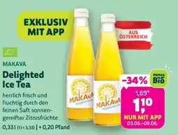 Denn's Biomarkt Delighted Ice Tea Angebot