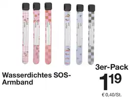 Zeeman Wasserdichtes SOS- Armband Angebot