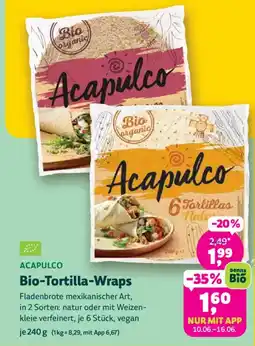 Denn's Biomarkt Bio-Tortilla-Wraps Angebot