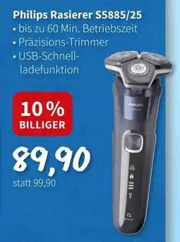 Der Grissemann Philips Rasierer S5885/25 Angebot
