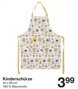 Zeeman Kinderschürze Angebot