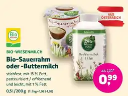 Denn's Biomarkt Bio-Sauerrahm oder -Buttermilch Angebot