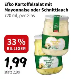 Der Grissemann Efko Kartoffelsalat mit Mayonnaise oder Schnittlauch Angebot