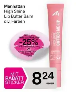 Bipa Manhattan High Shine Lip Butter Balm Angebot