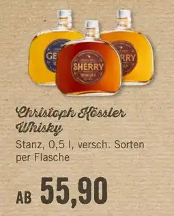 Der Grissemann Christoph Kessler Whisky Angebot