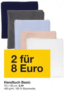 Zeeman Handtuch Basic Angebot