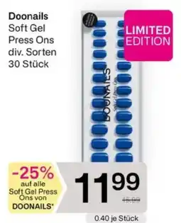 Bipa Doonails Soft Gel Press Ons div. Sorten Angebot