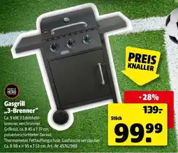 Hagebau Gasgrill ,,3-Brenner Angebot
