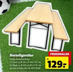 Hagebau Bierzeltgarnitur Angebot