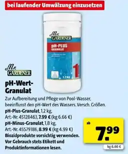 Hagebau pH-Wert- Granulat Angebot