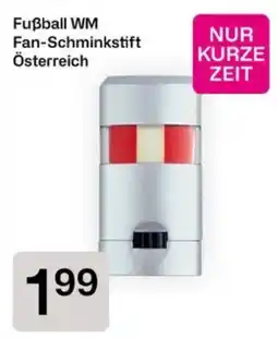 Bipa Fußball WM Fan-Schminkstift Österreich Angebot