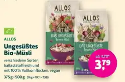 Denn's Biomarkt Ungesüẞtes Bio-Müsli Angebot
