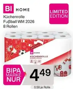 Bipa Küchenrolle Fußball WM 2026 8 Rollen Angebot