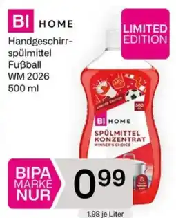 Bipa Handgeschirr- spülmittel Fußball WM 2026 Angebot