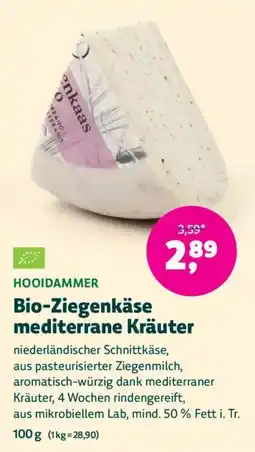 Denn's Biomarkt Bio-Ziegenkäse mediterrane Kräuter Angebot