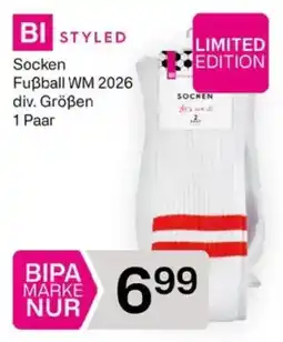 Bipa Socken Fußball WM 2026 Angebot