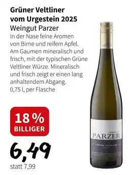 Der Grissemann Grüner Veltliner vom Urgestein 2025 Angebot