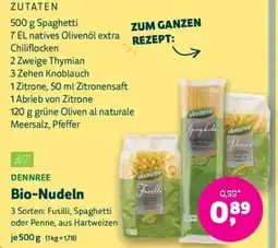 Denn's Biomarkt Bio-Nudeln Angebot