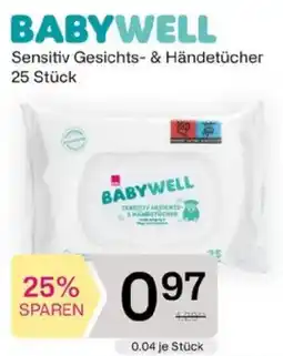 Bipa Babywell sensitiv gesichts- & händetücher Angebot