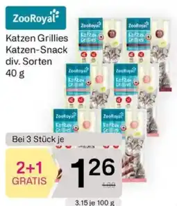 Bipa Katzen Grillies Katzen-Snack Angebot