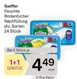 Bipa Swiffer Feuchte Bodentücher Nachfüllung Angebot