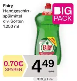 Bipa Fairy Handgeschirr- spülmittel Angebot