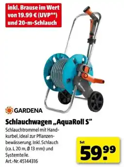Hagebau Schlauchwagen,,AquaRoll S Angebot