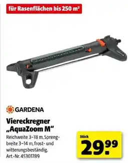 Hagebau Viereckregner ,,AquaZoom M Angebot
