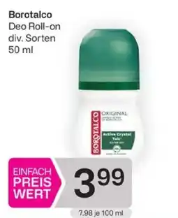 Bipa Borotalco Deo Roll-on Angebot