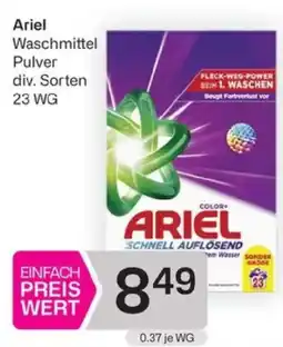 Bipa Ariel Waschmittel Pulver Angebot