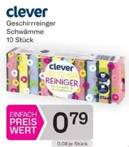 Bipa Clever Geschirrreinger Schwämme Angebot