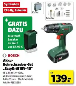 Hagebau Akku- Bohrschrauber-Set ,,EasyDrill 18V-40 Angebot