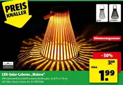 Hagebau LED-Solar-Laterne,,Malero Angebot