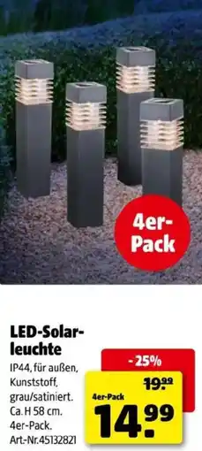 Hagebau LED-Solar- leuchte Angebot