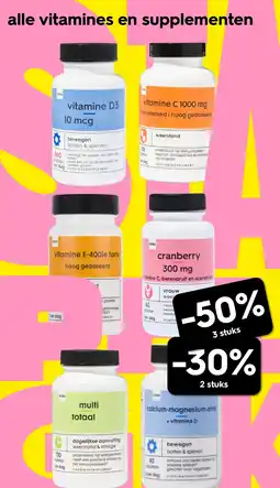 HEMA alle vitamines en supplementen Angebot