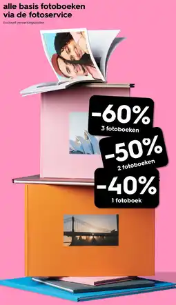 HEMA alle basis fotoboeken via de fotoservice Angebot