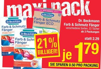 Maximarkt Dr. Beckmann Farb & Schmutz Fänger Angebot