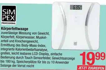 Maximarkt Körperfettwaage Angebot