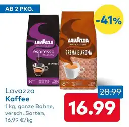 T&G Lavazza Kaffee Angebot