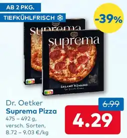 T&G Dr. Oetker Suprema Pizza Angebot
