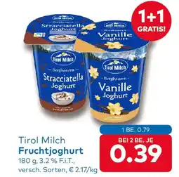 T&G Tirol Milch Fruchtjoghurt Angebot