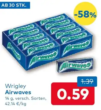 T&G Wrigley Airwaves Angebot