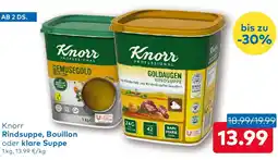 T&G Knorr Rindsuppe, Bouillon oder klare Suppe Angebot