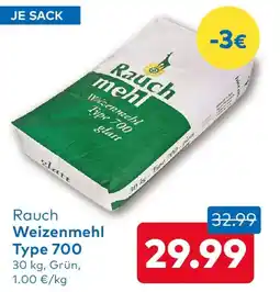 T&G Rauch Weizenmehl Type 700 Angebot