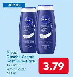T&G Nivea Dusche Creme Soft Duo-Pack Angebot