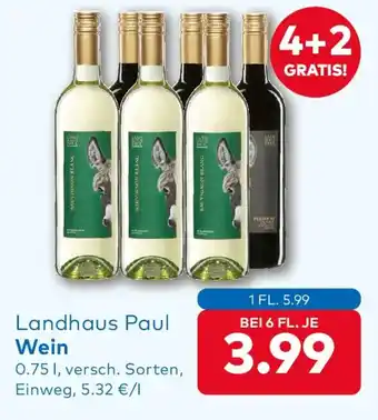 T&G Landhaus Paul Wein Angebot