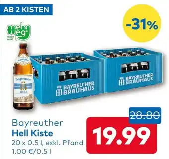 T&G Bayreuther Hell Kiste Angebot