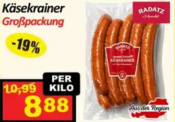 Wurstico Käsekrainer Großpackung Angebot