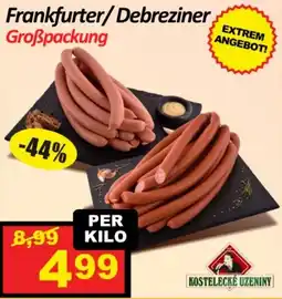 Wurstico Frankfurter/Debreziner Groẞpackung Angebot